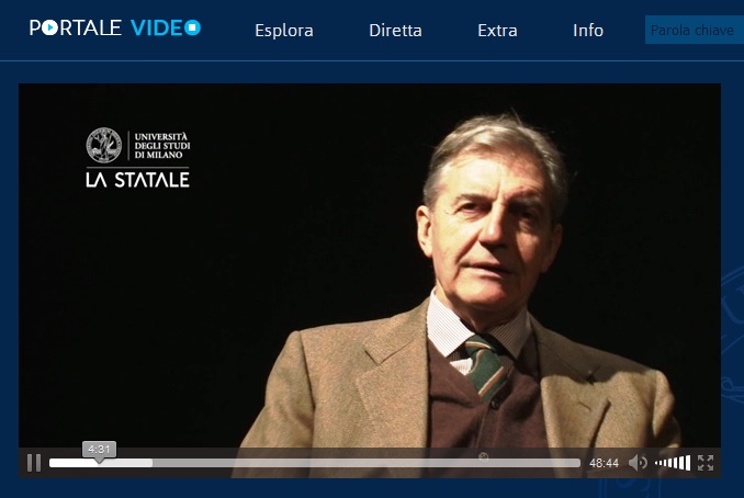 Video intervista Prof. Gori su Mario Dal Pra