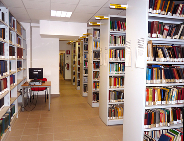 piano seminterato biblioteca